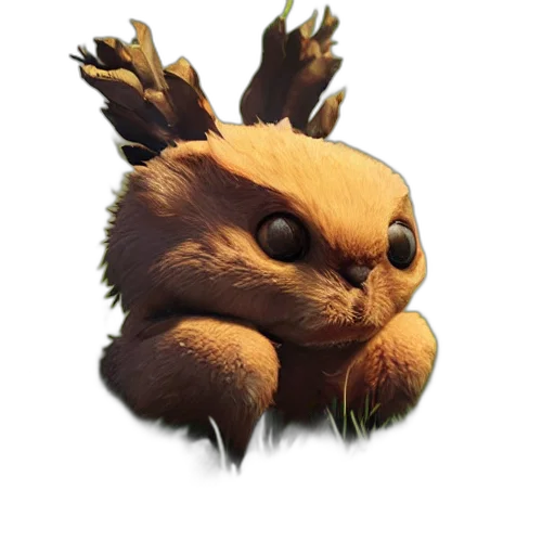 creature, animal, dragon, face, concept art, 3d render, fantasy art, pixel art transparent PNG cut-out