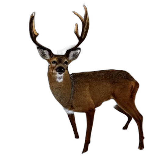 animal, creature, crown, staff, 3d render, photorealistic, concept art, fantasy art transparent PNG cut-out