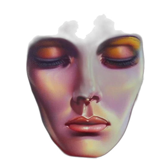mask, face, jewelry, crown, photorealistic, 3d render, concept art, oil painting transparent PNG cut-out