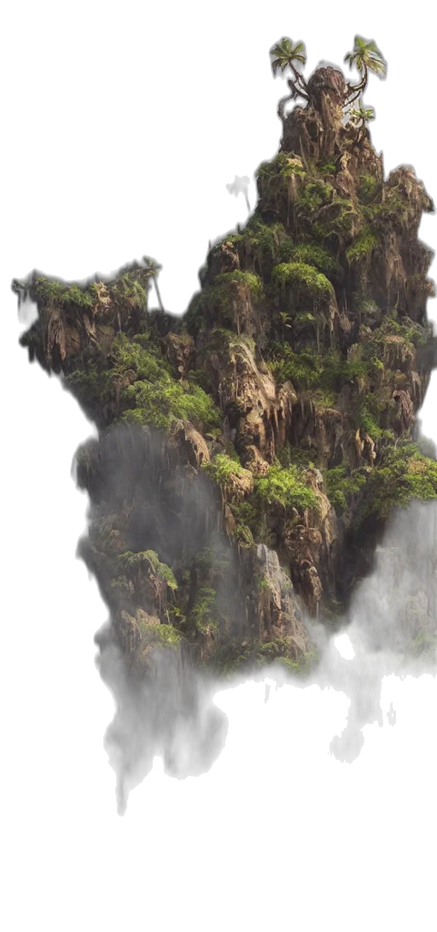 tree, dragon, hair, sword transparent PNG cut-out