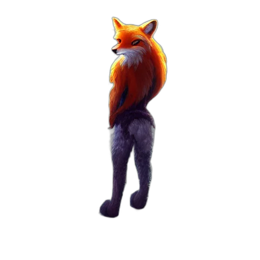 animal, staff, creature, jacket, concept art, pixel art, 3d render, fantasy art transparent PNG cut-out
