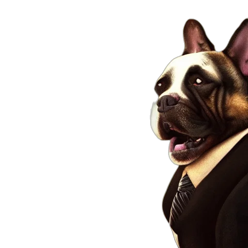 animal, staff, photorealistic, 3d render transparent PNG cut-out