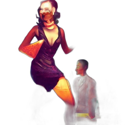 mask, dress, face, robot, concept art, 3d render, photorealistic, pixel art transparent PNG cut-out