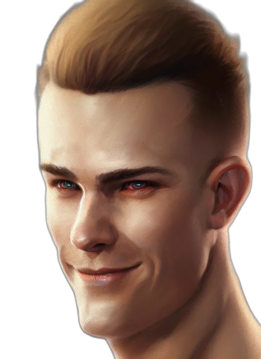 face, photorealistic, concept art, fantasy art, cartoon, fantasy, style, portrait transparent PNG cut-out
