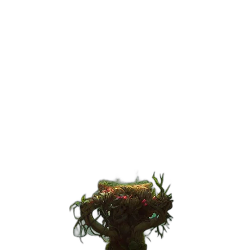 tree, crown, creature, mask transparent PNG cut-out