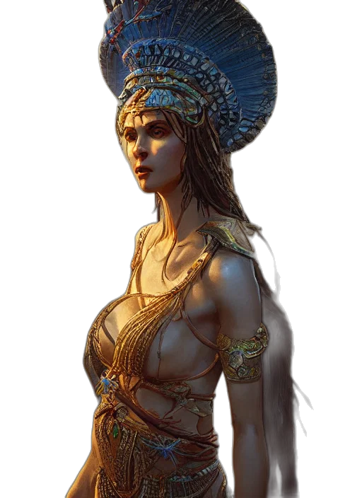 crown, dress, jewelry, staff transparent PNG cut-out