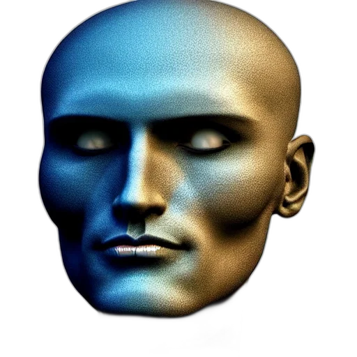 mask, face, robot, creature transparent PNG cut-out