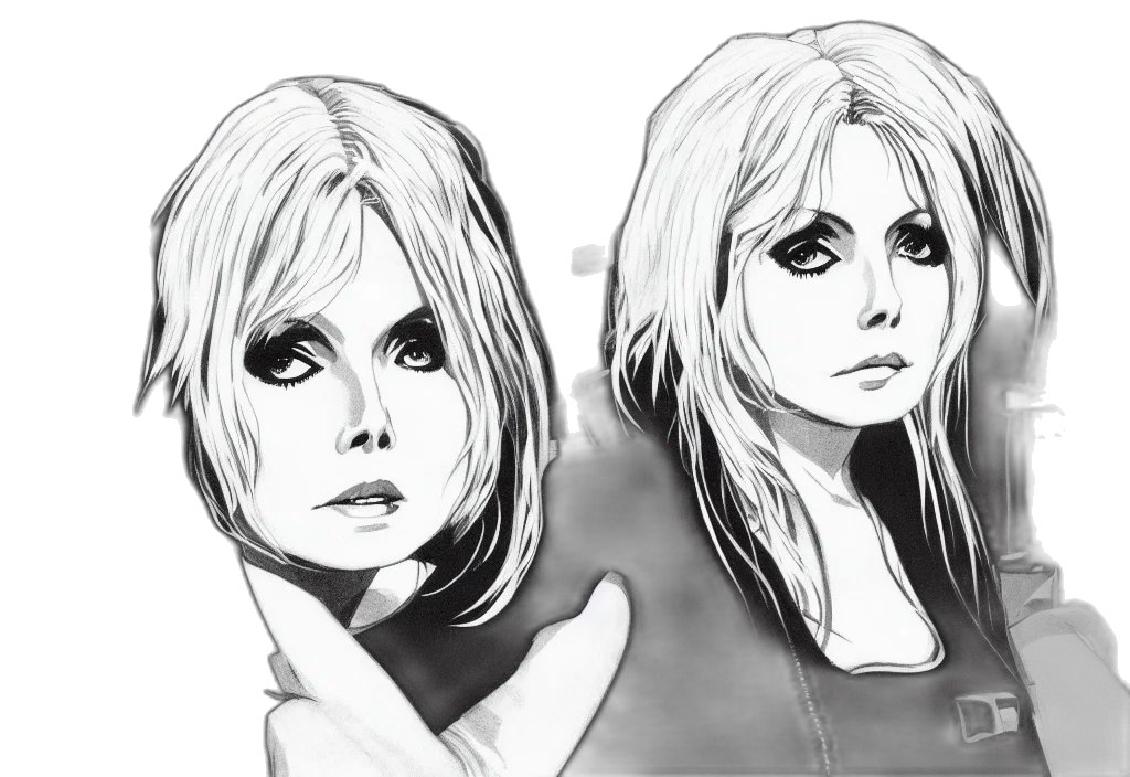 face, comic book art, cartoon, concept art transparent PNG cut-out