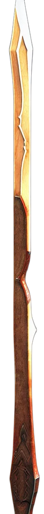 staff, sword, weapon, jewelry, 3d render, photorealistic, concept art, earth tones transparent PNG cut-out