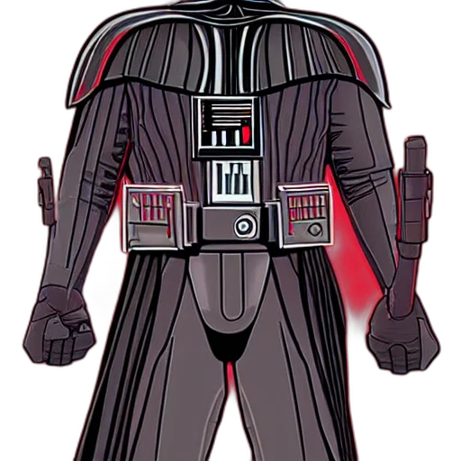 robot, staff, concept art, comic book art transparent PNG cut-out