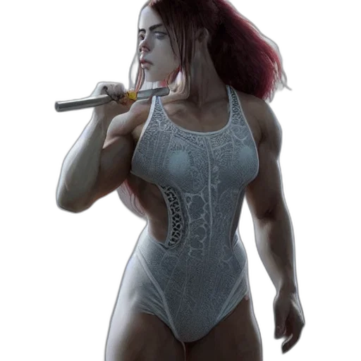 dress, concept art, fantasy art, cyberpunk transparent PNG cut-out