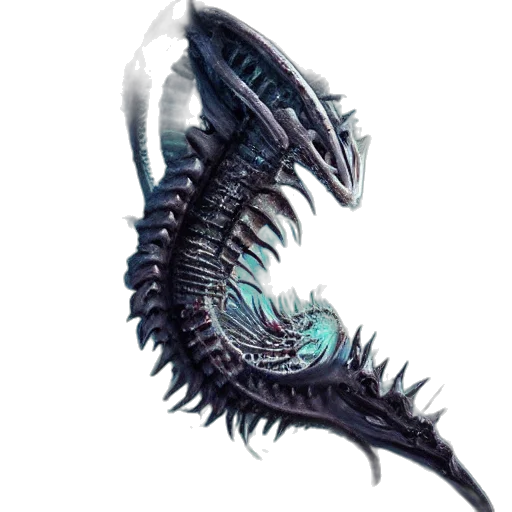 dragon, creature, weapon, staff transparent PNG cut-out