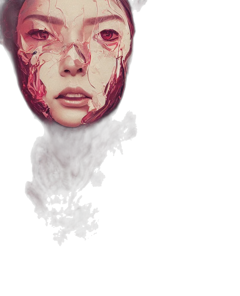 mask, face, bottle, creature, concept art, pixel art, photorealistic, watercolor transparent PNG cut-out
