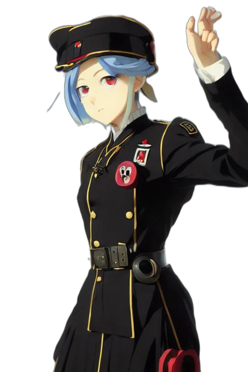 staff, hat, weapon, jacket transparent PNG cut-out