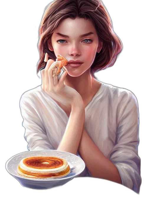 food, face, jacket, jewelry transparent PNG cut-out