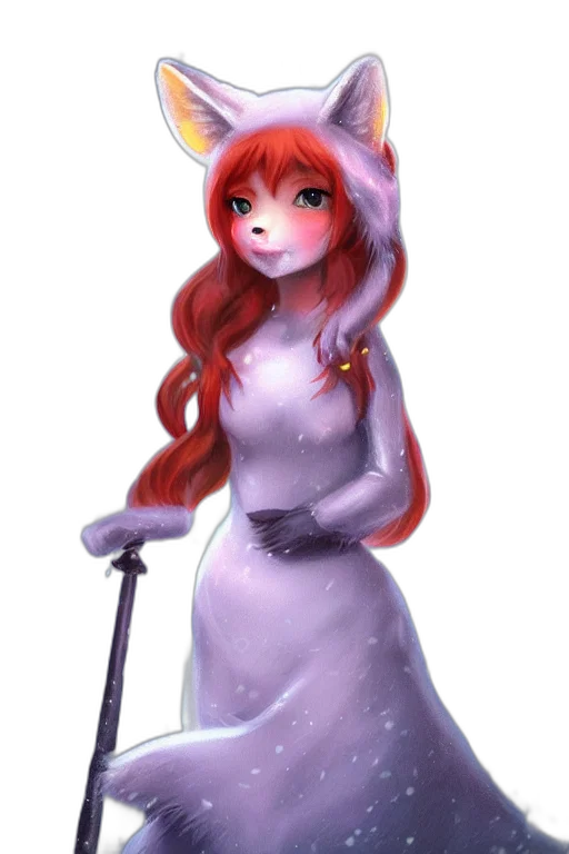 staff, dress, robot, hat, concept art, fantasy art, watercolor, anime transparent PNG cut-out
