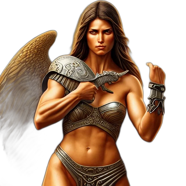 fantasy art, comic book art, concept art, photorealistic, amazon, warrior, artgerm, anne transparent PNG cut-out