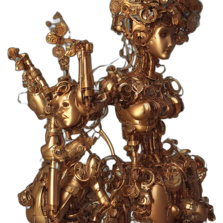 jewelry, crown, staff, concept art transparent PNG cut-out