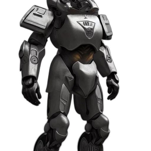 robot, concept art, 3d render, comic book art transparent PNG cut-out