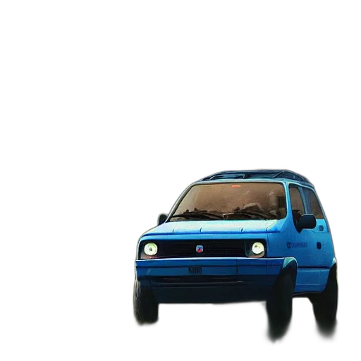 car, animal, face, robot, 3d render, photorealistic, concept art, vaporwave transparent PNG cut-out