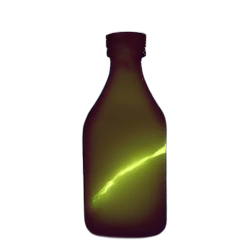 bottle, dress, hair, weapon, 3d render, concept art, pixel art, vaporwave transparent PNG cut-out