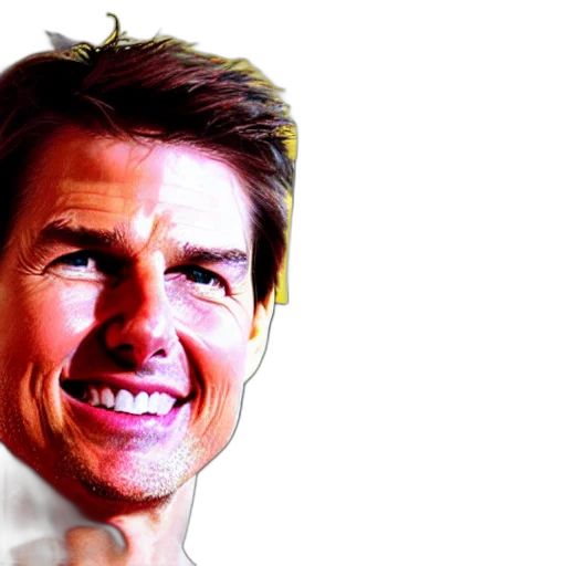 face, photorealistic, tom, cruise, citron, head transparent PNG cut-out