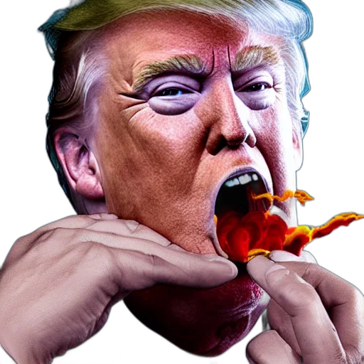 food, animal, creature, weapon, photorealistic, concept art, fire, close transparent PNG cut-out