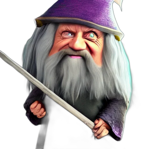 staff, hat, face, sword, fantasy art, concept art, 3d render, photorealistic transparent PNG cut-out