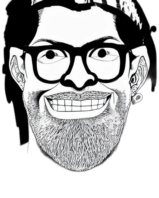 face, staff, mask, creature transparent PNG cut-out