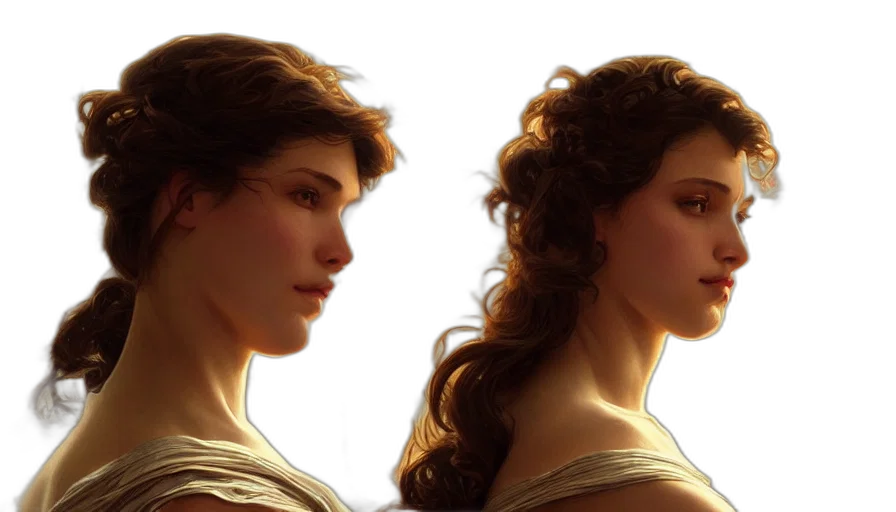 crown, face, photorealistic, fantasy art transparent PNG cut-out