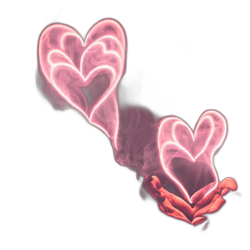 jewelry, crown, flower, 3d render, concept art, beautiful, heart, glowing transparent PNG cut-out