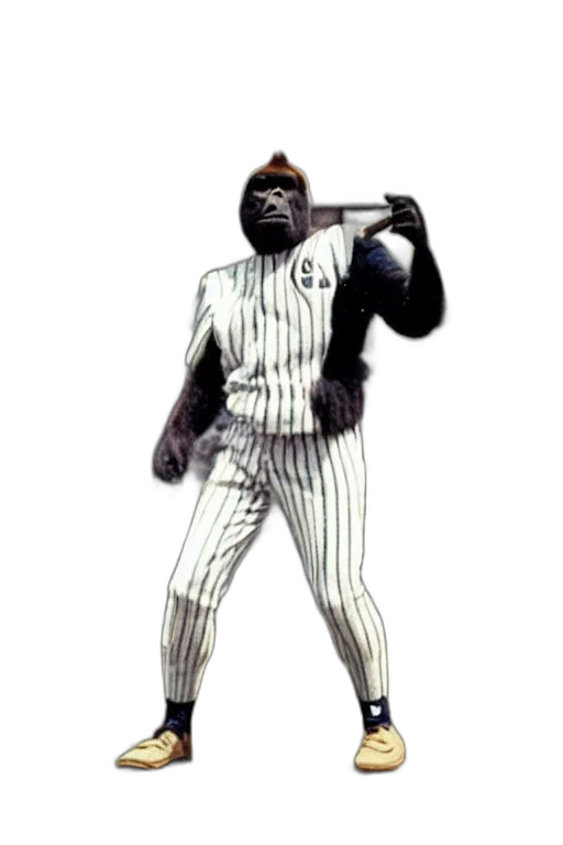 animal, staff, creature, concept art, photorealistic, 3d render, baseball, card transparent PNG cut-out