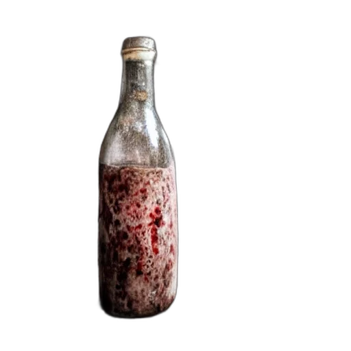 bottle, food, dress, weapon, photorealistic, 3d render, dirty, milk transparent PNG cut-out