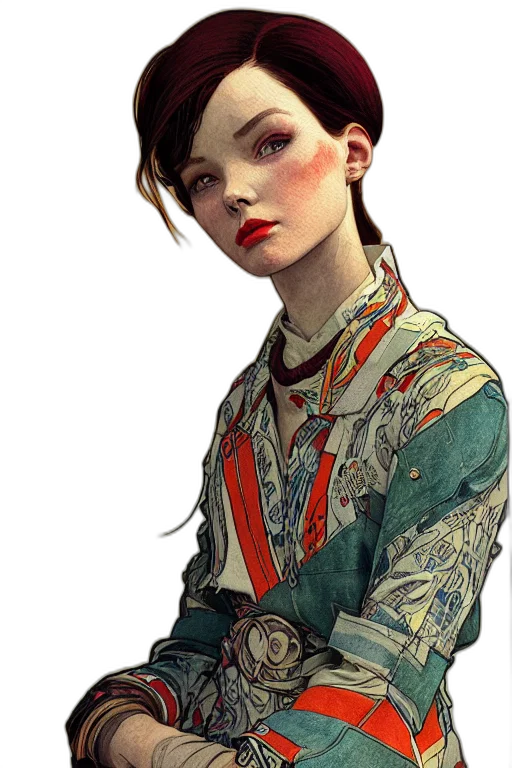 staff, face, jewelry, dress transparent PNG cut-out