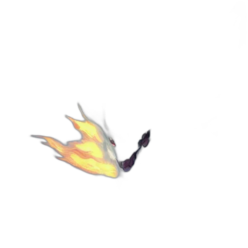 dragon, weapon, staff, animal transparent PNG cut-out