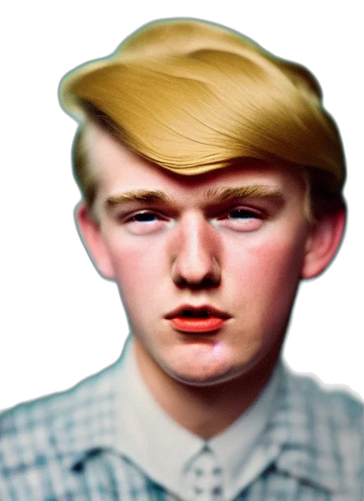 face, hair, hat, creature transparent PNG cut-out
