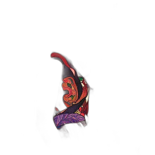 dragon, staff, jewelry, mask transparent PNG cut-out