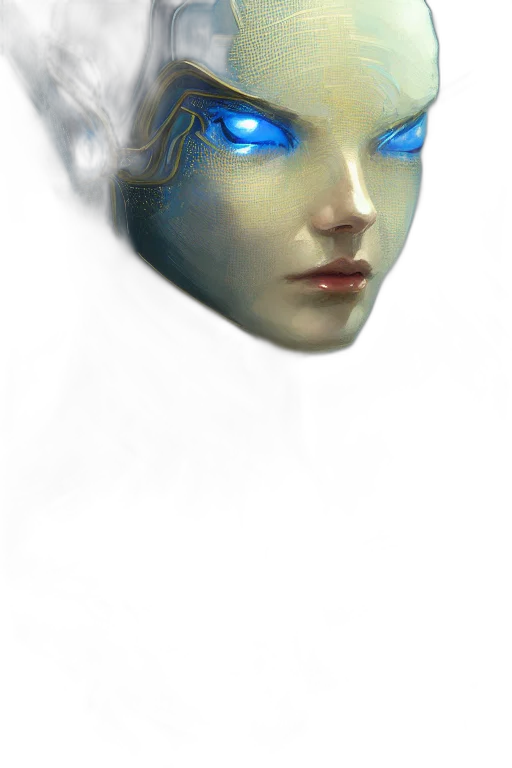 face, mask, robot, jewelry transparent PNG cut-out