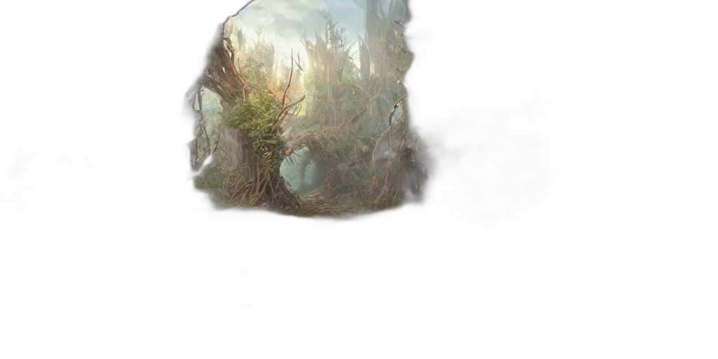 tree, dragon, creature, mask transparent PNG cut-out