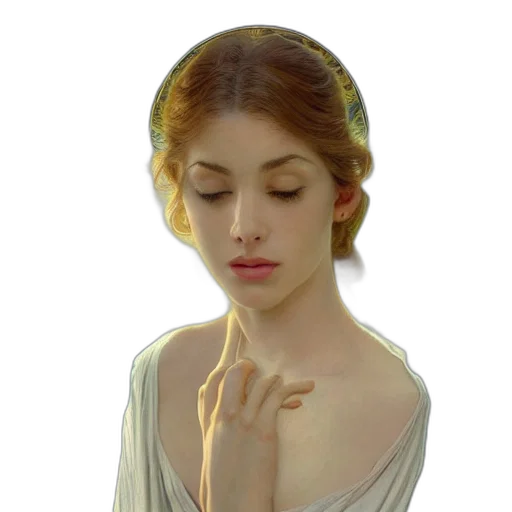 jewelry, dress, face, crown transparent PNG cut-out