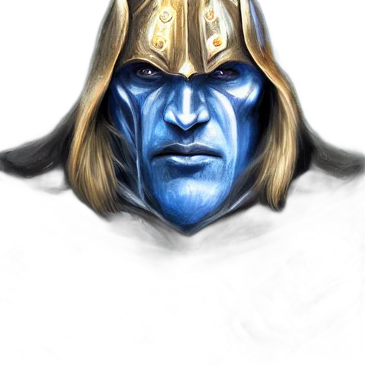 mask, face, crown, staff, fantasy art, concept art, comic book art, photorealistic transparent PNG cut-out