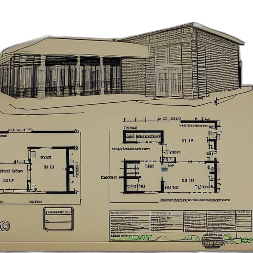 building, 3d render, concept art, photorealistic, detailed, plans, chicken, sandwich transparent PNG cut-out