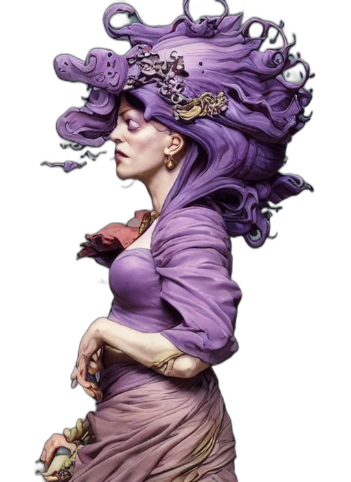 crown, hat, dress, face, concept art, fantasy art, comic book art, photorealistic transparent PNG cut-out