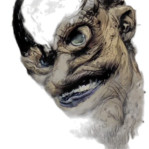 creature, mask, face, dragon transparent PNG cut-out