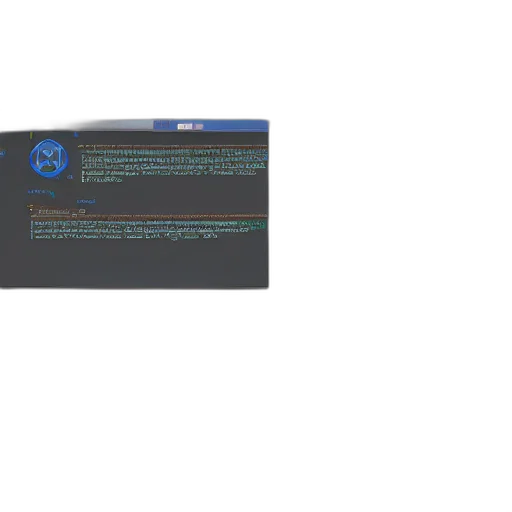 staff, robot, weapon, mask, 3d render, vaporwave, blue, autodesk transparent PNG cut-out