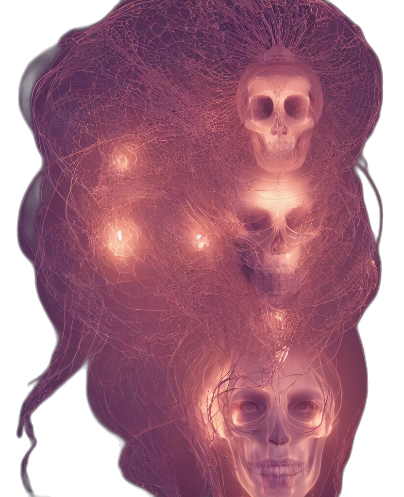 hair, mask, crown, face transparent PNG cut-out