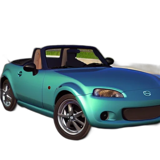 car, 3d render, photorealistic, concept art transparent PNG cut-out