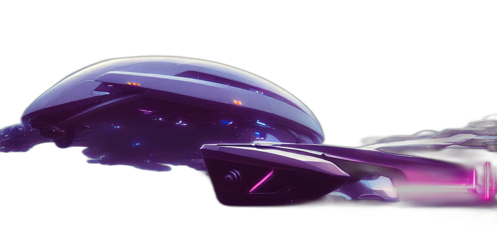 car, weapon, robot, crown, concept art, vaporwave, 3d render, cyberpunk transparent PNG cut-out