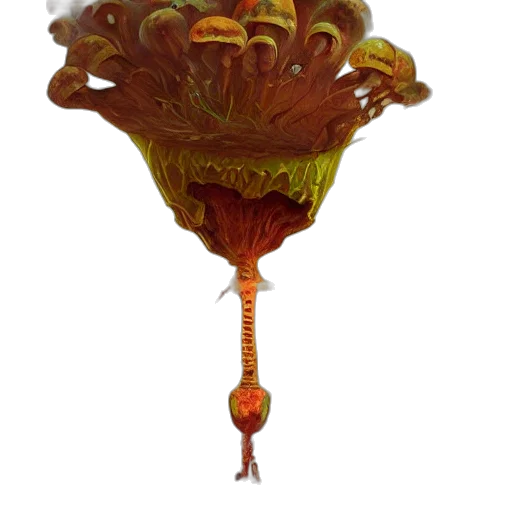staff, crown, umbrella, hat transparent PNG cut-out