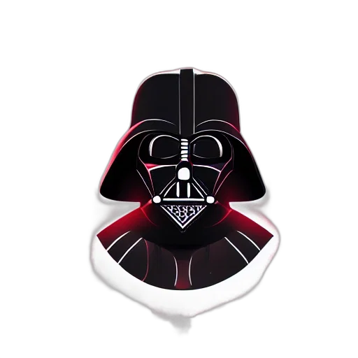 mask, darth, vader, head, coming, out, red, mist transparent PNG cut-out